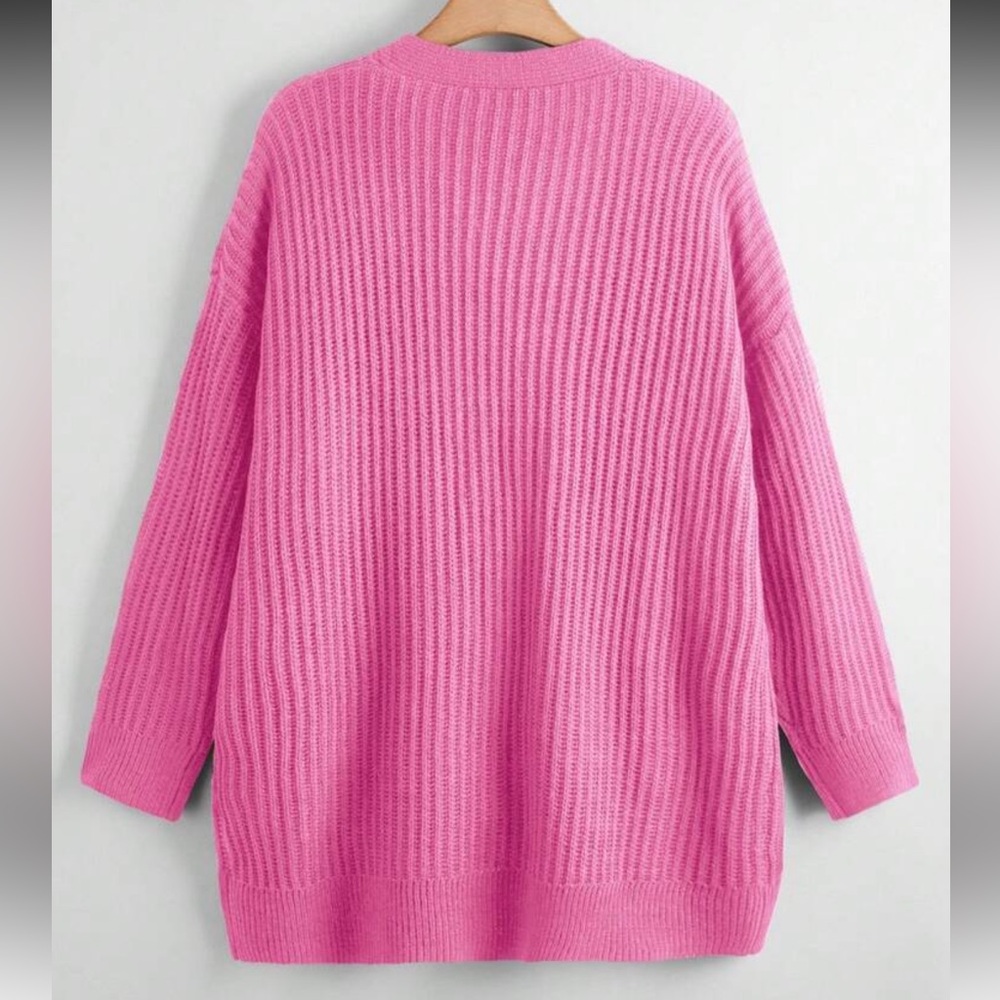 💗 PLUS Pink Cardigan 💗 - Picture 2 of 6